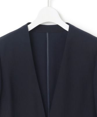 美品 近年 マッキントッシュ コットンキュプラストレッチジャケット 洗える WEB限定／ジャケット／Vカラー／ウォッシャブル／ストレッチ