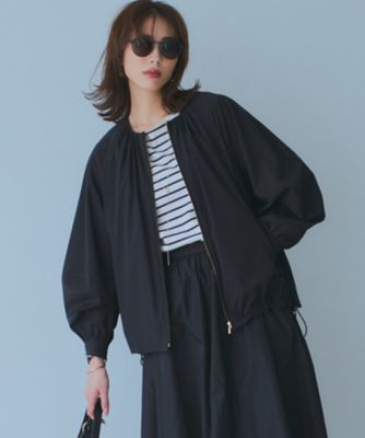 洗える／撥水加工】ナイロン2WAYストレッチ ブルゾン