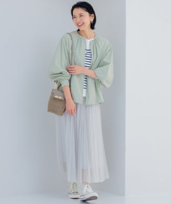 大きいサイズ44＊２３区 撥水加工ナイロンストレッチ ブルゾン＊自由区ICB組曲 洗える/撥水加工】ナイロン2WAYストレッチ ブルゾン / 23区