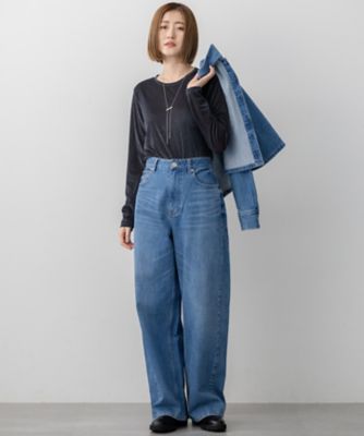 【23AW NEW】Off-White_woman/Cargo クロップ デニム ジャケット RED CARD TOKYO×23区】クロップド デニム