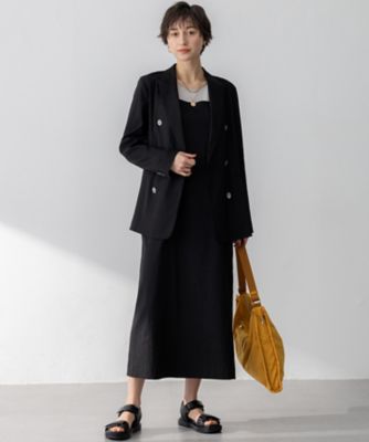 【洗える】リネンレーヨンストレッチ　ダブル　ジャケット（ＪＫＷＯＧＭ０４０４）