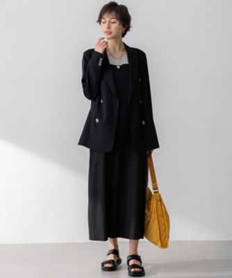 【洗える】リネンレーヨンストレッチ　ダブル　ジャケット（ＪＫＷＯＧＭ０４０４）
