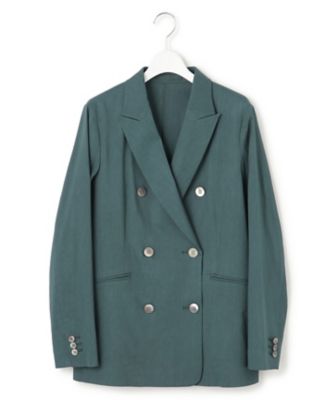 【洗える】リネンレーヨンストレッチ　ダブル　ジャケット（ＪＫＷＯＧＭ０４０４）