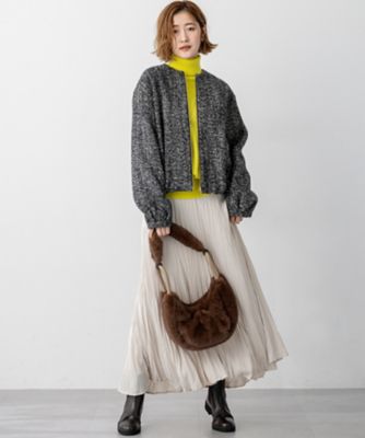 AURALEE ヘリンボーン ツイード ショート ブルゾン AURALEE ヘリンボーン ツイード ショート ブルゾン - メルカリ