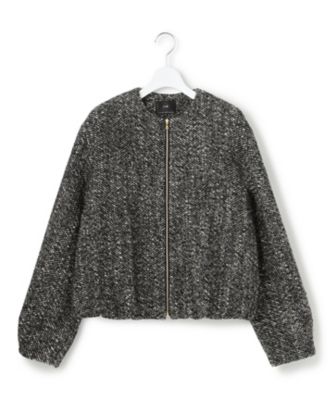 AURALEE ヘリンボーン ツイード ショート ブルゾン AURALEE / オーラリー | WOOL ALPACA HERRINGBONE TWEED SHORT
