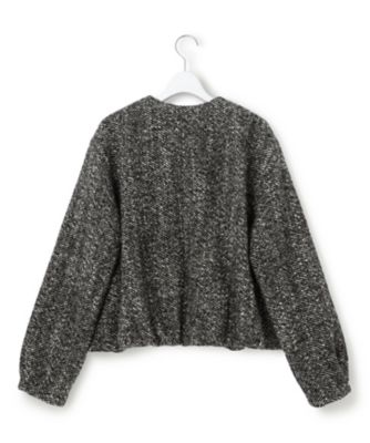 STORY11月掲載】BALLI ヘリンボーンツイード ノーカラー