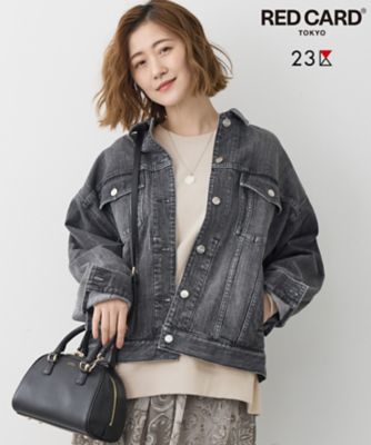 ＜23区 (Women)＞【滝沢眞規子さん着用／ＲＥＤ　ＣＡＲＤ　ＴＯＫＹＯ×２３区】オーバーサイズ　デニム　ジャケット（ＪＫＷＯＬＳ００１９）