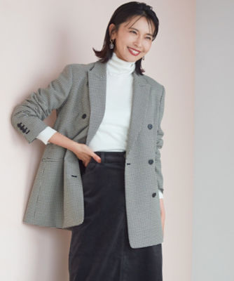 ＜23区 (Women)＞ガンクラブチェックストレッチ　ジャケット（ＪＫＷＯＳＡ０３０５）
