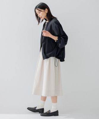 ナイロン2WAYストレッチ ノーカラー ブルゾン