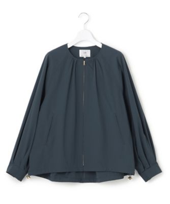 ナイロン2WAYストレッチ ノーカラー ブルゾン