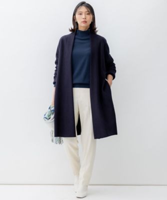 【23区】ウール混 コンプレストパイルジャージーコート コーディガン 38 コンプレストパイル コーディガン / 23区 | ファッション通販