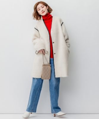 テディボア ロング アウター（JKWOSW0435） | 23区 (Women