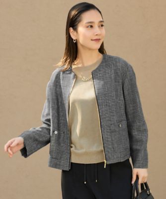 オンオフ対応】ライトカラミノーカラー ジャケット