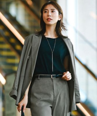 セットアップ対応／洗える】リネンレーヨンストレッチ ダブル