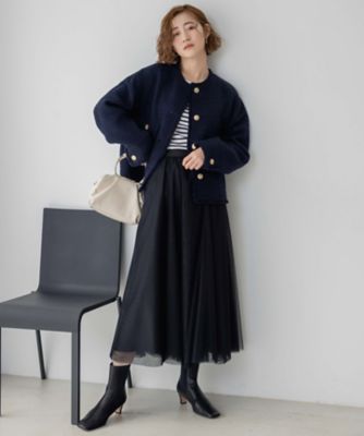 GIOLICA カラーミックスツイード ジャケット