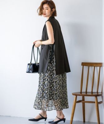 洗える】TWマットクロス テーラード ジレ（JKWSGA0302