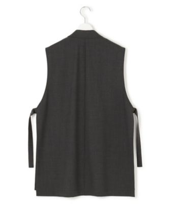 洗える】TWマットクロス テーラード ジレ（JKWSGA0302