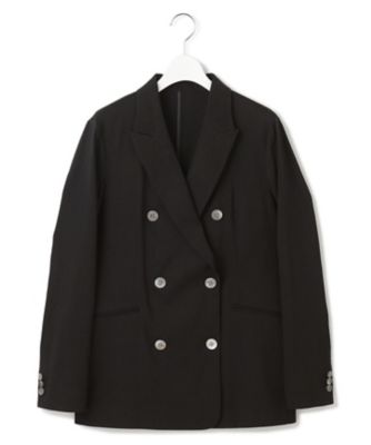 極美品 23区 リネンレーヨンストレッチ ダブルジャケット 40 ゆったり 洗える】リネンレーヨンストレッチ ダブル ジャケット