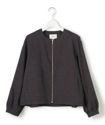 【洗える】リネンレーヨンストレッチ　ブルゾン（ＪＫＷＳＧＭ０４０５）