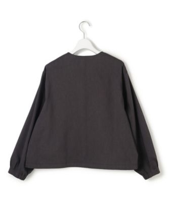 【洗える】リネンレーヨンストレッチ　ブルゾン（ＪＫＷＳＧＭ０４０５）