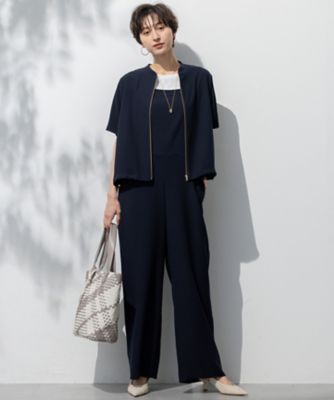 【一部店舗限定／吸水速乾／ＵＶカット／接触冷感】ストレッチジョーゼット　フレンチスリーブ　ブルゾン（ＪＫＷＳＧＭ０８６４）