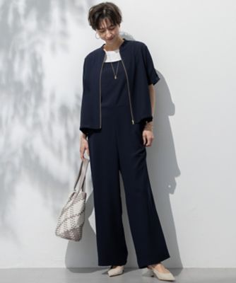 【一部店舗限定／吸水速乾／ＵＶカット／接触冷感】ストレッチジョーゼット　フレンチスリーブ　ブルゾン（ＪＫＷＳＧＭ０８６４）