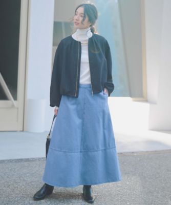 23区【洗える】春夏用　ジオメトリックジャカード ブルゾン　未使用品 洗える】ジオメトリックジャカード ブルゾン