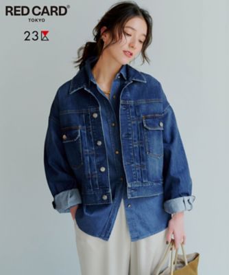 【Ｏｇｇｉ３月号掲載／ＲＥＤ　ＣＡＲＤ　ＴＯＫＹＯ×２３区】ショート丈　デニム　ジャケット（ＪＫＷＳＧＳ０２２３）