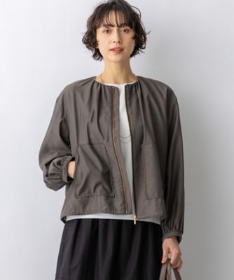 23区 シアー ブルゾン　46 23区｜【速乾性/接触冷感】シアータンブラー ブルゾン | Rakuten