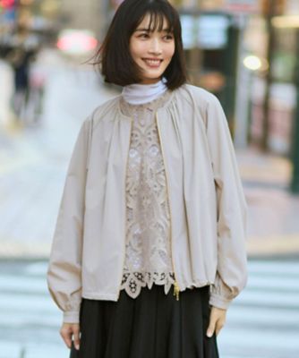 2WAYストレッチタフタ ギャザーブルゾン（JKWSLS0307