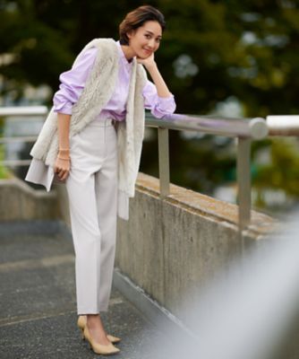 【蛯原友里さん着用】ＥＣＯＰＥＬ　エコファー　コンビ　ジレ（ＪＫＷＳＮＡ０２０１）