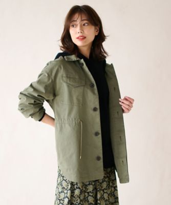 コットンストレッチ ミリタリー ジャケット（JKWSNA0303