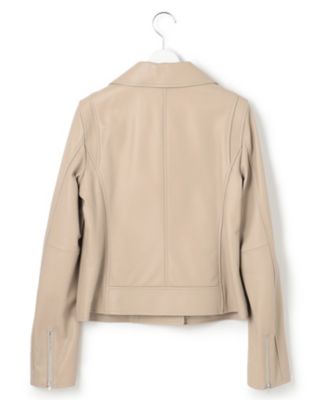 極美品 23区 蛯原友里さん着用 22AW ラムレザー ライダース ジャケット 蛯原友里さん着用】ラムレザー ライダース ジャケット