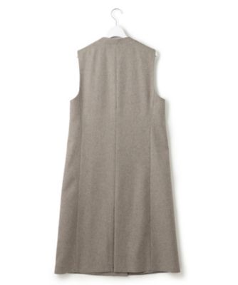 【ＣＬＡＳＳＹ．１月号掲載】ウールライクカルゼ　ロング　ジレ（ＪＫＷＳＮＷ０４２６）