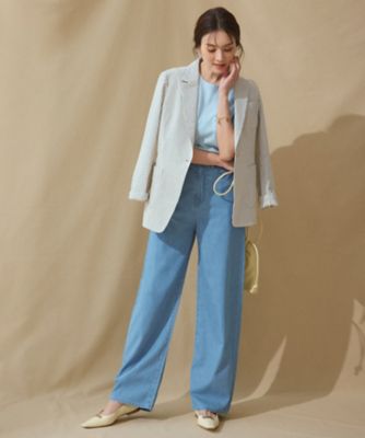 洗える】サッカーストライプ ジャケット（JKWSSM0307） | 23