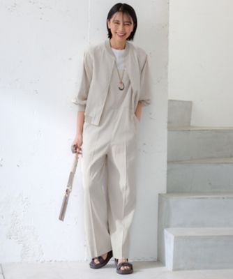 CLASSY．6月号掲載／洗える】リネンレーヨンストレッチ