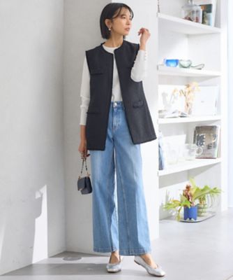 【一部店舗限定】ファンシーツイード　ジレ（ＪＫＷＷＣＳ０８２１）