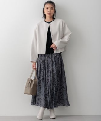 洗える】ネオプレーンジャージー ジャケット（JKWWCW0418