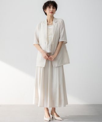 【Ｏｇｇｉ６月号掲載／杏さん着用／速乾性／接触冷感】シアータンブラー　ハーフスリーブ　ジャケット（ＪＫＷＷＧＭ０５１６）