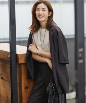 【Ｏｇｇｉ６月号掲載／杏さん着用／速乾性／接触冷感】シアータンブラー　ハーフスリーブ　ジャケット（ＪＫＷＷＧＭ０５１６）
