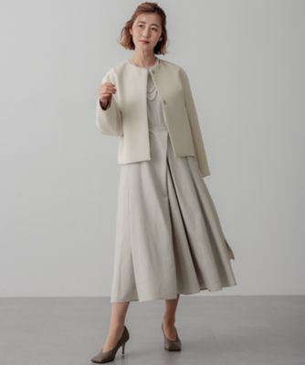 VERYコラボ】ストレッチトリプルクロス ノーカラージャケット