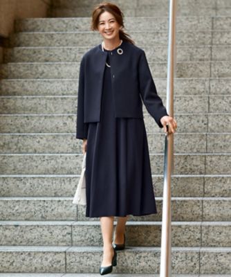 VERYコラボ】ストレッチトリプルクロス ノーカラージャケット