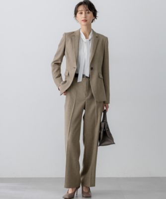 匿名発送　ノーリーズ　テーラードジャケット　ブラウン　ウールライク 匿名発送 ノーリーズ テーラードジャケット ブラウン ウール