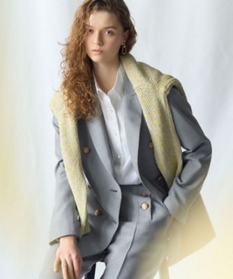 ＜23区 L (Women/大きいサイズ)＞【Ｏｇｇｉ掲載】ＴＷギャバジン　テーラード　ジャケット（ＪＫＷＷＬＳ０２０８）