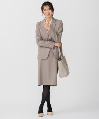 【ＣＬＡＳＳＹ．１月号掲載／洗える】ウールライクカルゼ　テーラード　ジャケット（ＪＫＷＷＮＷ０４１０）