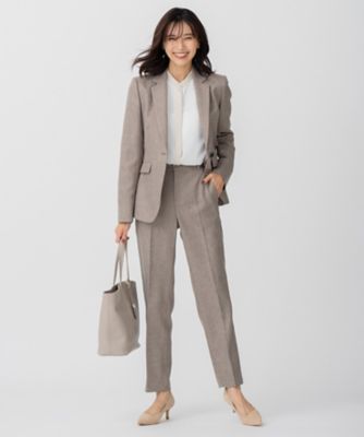 【ＣＬＡＳＳＹ．１月号掲載／洗える】ウールライクカルゼ　テーラード　ジャケット（ＪＫＷＷＮＷ０４１０）