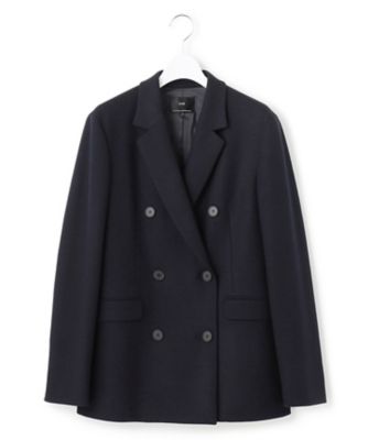 【ＣＬＡＳＳＹ．１月号掲載】ウール圧縮スムース　ダブル前　ジャケット（ＪＫＷＷＮＷ０４１７）