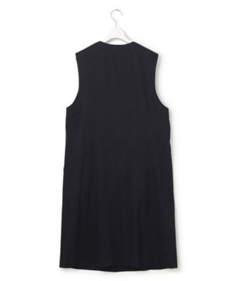 【ＣＬＡＳＳＹ．６月号掲載】リネンレーヨンストレッチ　　ロング　ジレ（ＪＫＷＷＳＭ０４０６）
