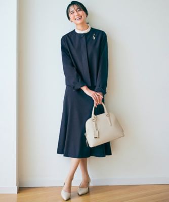 セットアップ対応】ストレッチブッチャー ノーカラー ジャケット