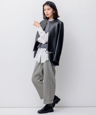 ラムレザー ノーカラー ブルゾン（JKWWSW0302） | 23